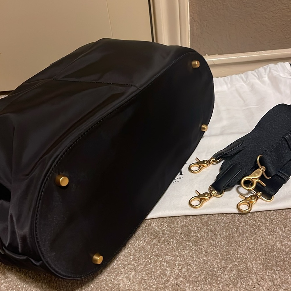 Alf The Label Ali Carryall Nylon 5-Way Bag NEW Black-Gold - Picture 15 of 15